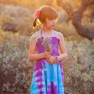 Tie Dye Halter Dress
